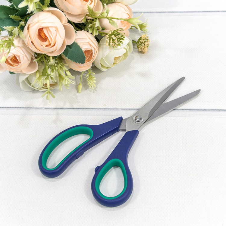 1035/1 Ножницы 19,5см Синий 1/10 1/240