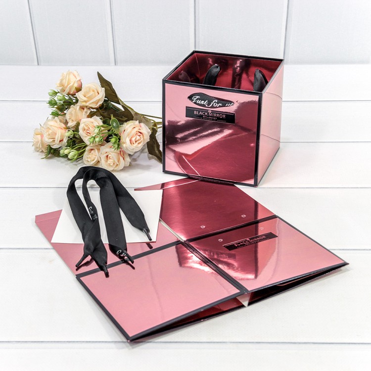 000185P/1 Пакет подарочный сборный Бронзовый 12*12*12 240г 1/10 1/240