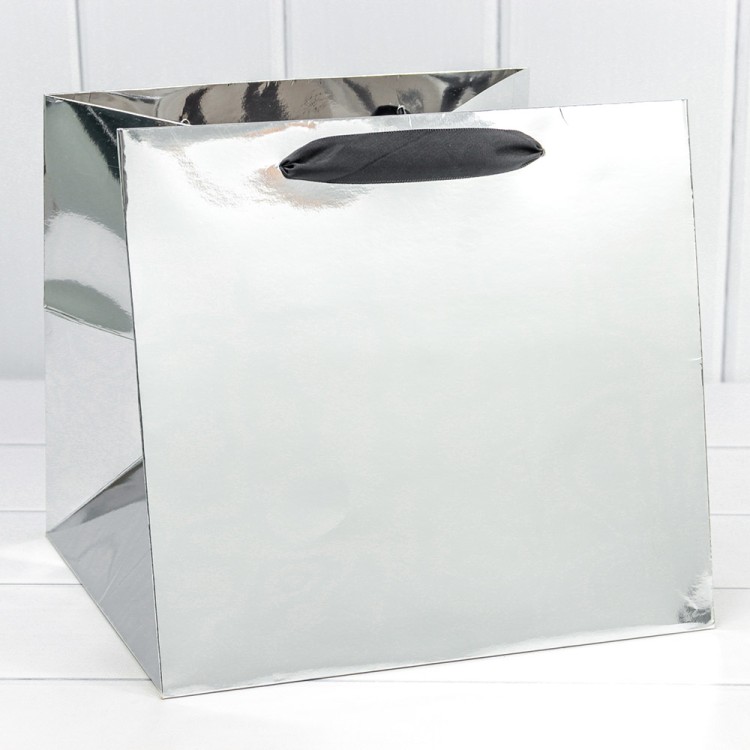 000179PQ/1 Пакет подарочный Серебряный 26*24*26 210г 1/10 1/200 000179PQ/1 Пакет подарочный Серебряный 26*24*26 210г 1/10 1/200