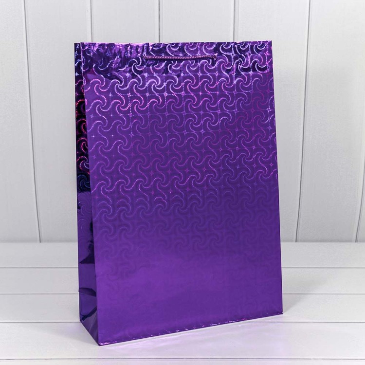 000LA Пакет подарочный голография (микс) 32*45*11 157г 1/20 1/240