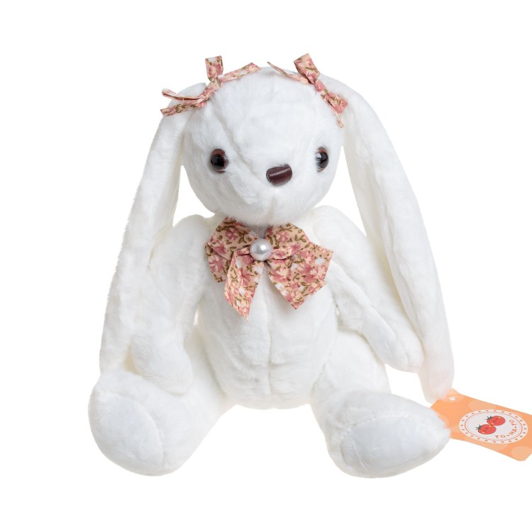 DL402312602W Мягкая игрушка Заяц модель Y12602 Белый размер 23см