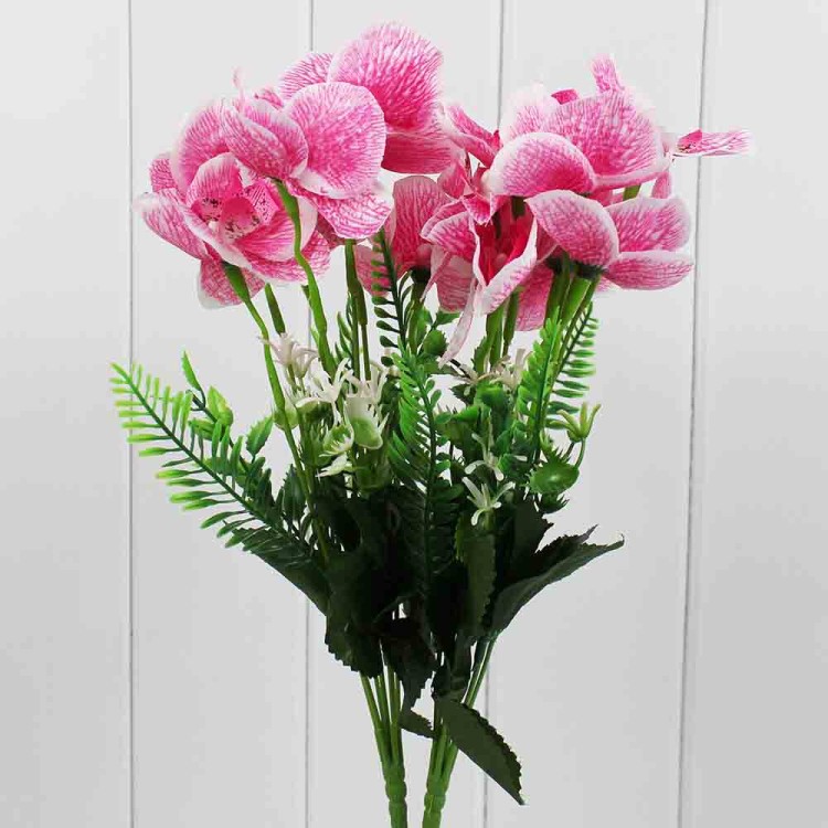 303-02-1706к1200/06 Искусственные цветы розовый Орхидеи 35 см 1/2 