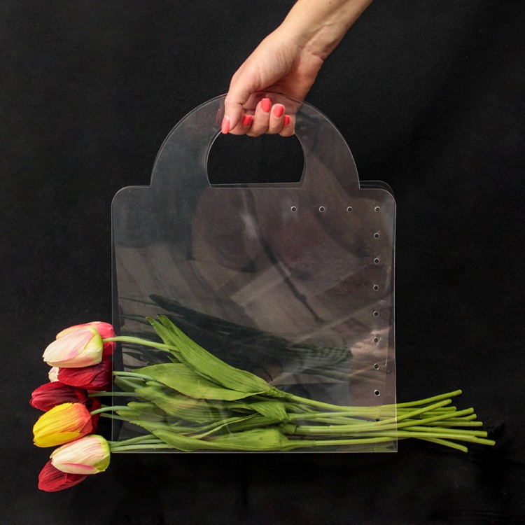 000917-4 Переноска для цветов 18,5*8*24,5 917 600мкм 1/10 1/200