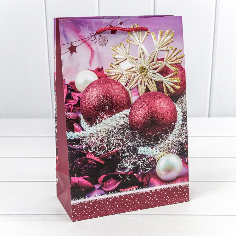 300431K	Пакет подарочный "Новый год" (микс 431) 20*30*10 128г 1/20 1/360					