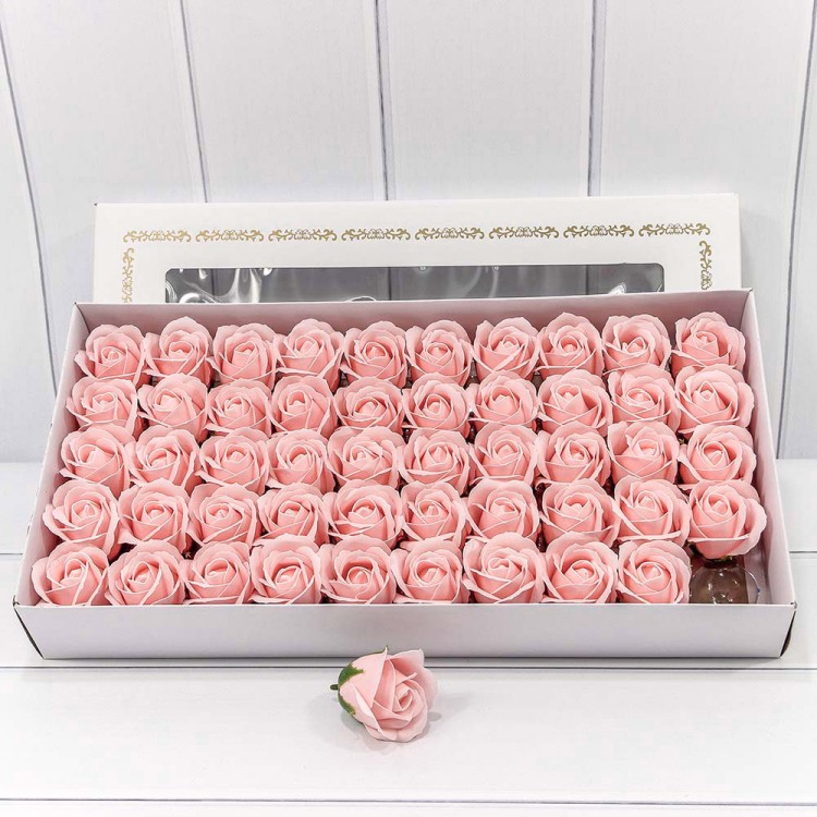 420058/14 Декоративный цветок-мыло "Роза" класс А Умеренный розовый 5,5*4 50шт. 1/20 420058/14 Декоративный цветок-мыло "Роза" класс А Умеренный розовый 5,5*4 50шт. 1/20