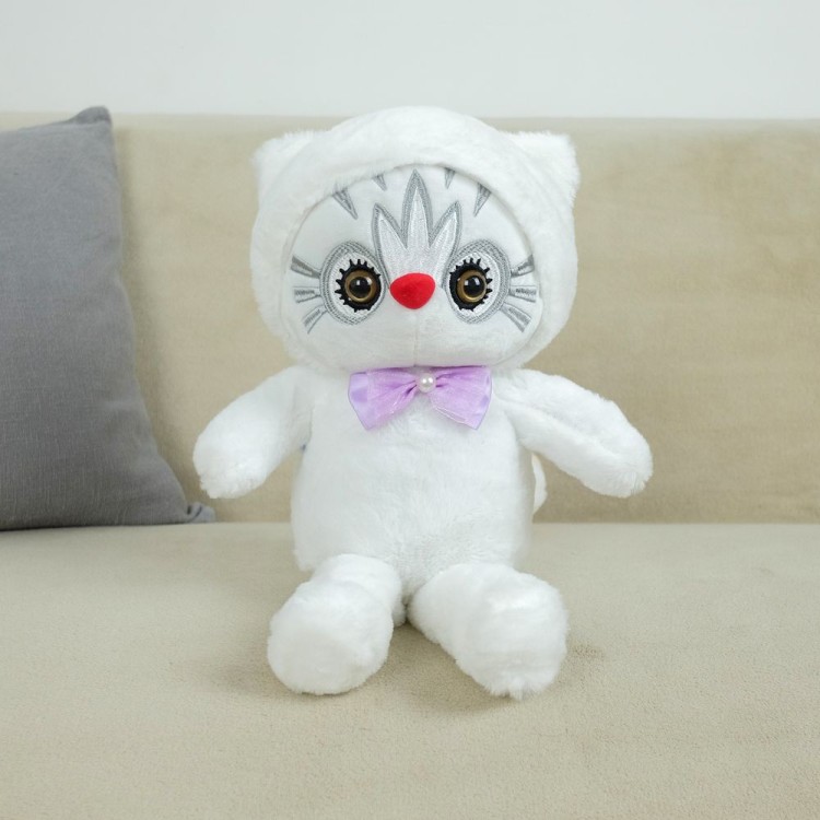 MN604022001W Мягкая игрушка Кот Y22001 40см Белый