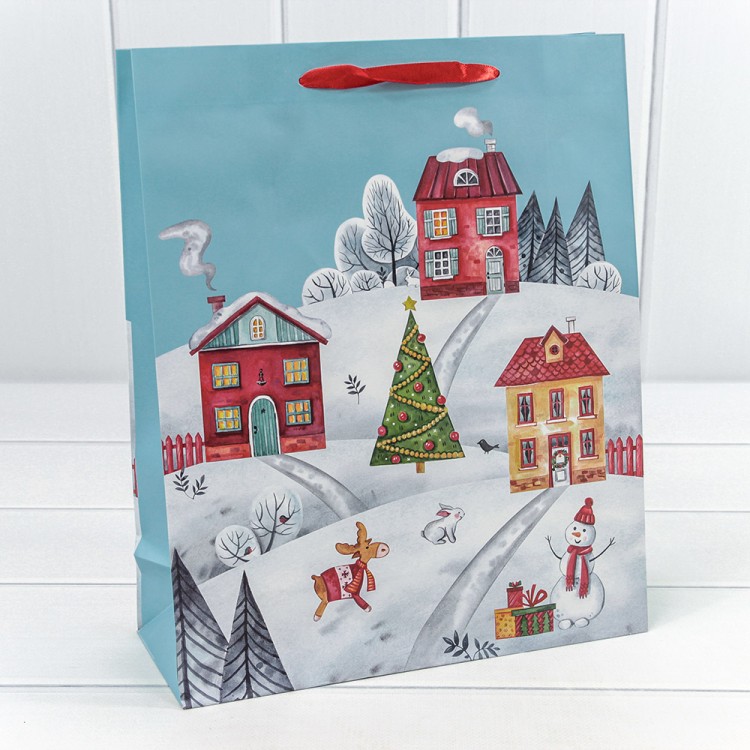 300430C	Пакет подарочный "Новый год" (микс 430) 26*32*10 128г 1/20 1/360