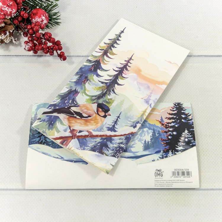 003004/339 Конверт подарочный 16,5*9см 339 1/10 1/250	