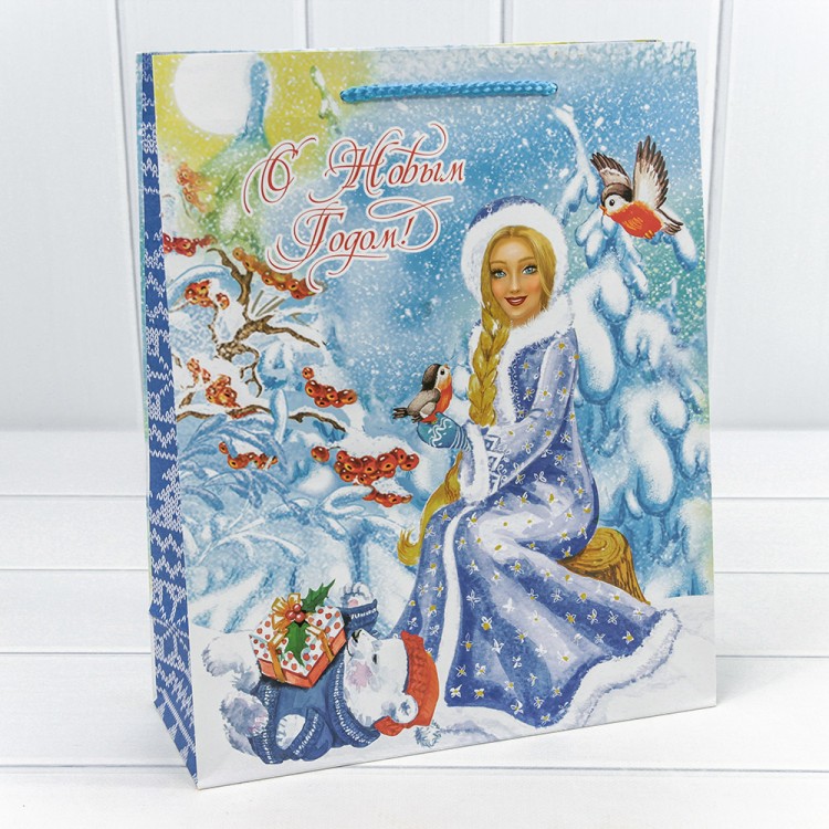 300431C	Пакет подарочный "Новый год" (микс 431) 26*32*10 128г 1/20 1/360