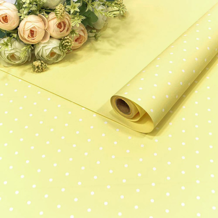 1691/600 Плёнка 0,58*10м матовая "Мелкий горошек" 65мкм Бледно-жёлтый 1/30 1691/600 Плёнка 0,58*10м матовая "Мелкий горошек" 65мкм Бледно-жёлтый 1/30