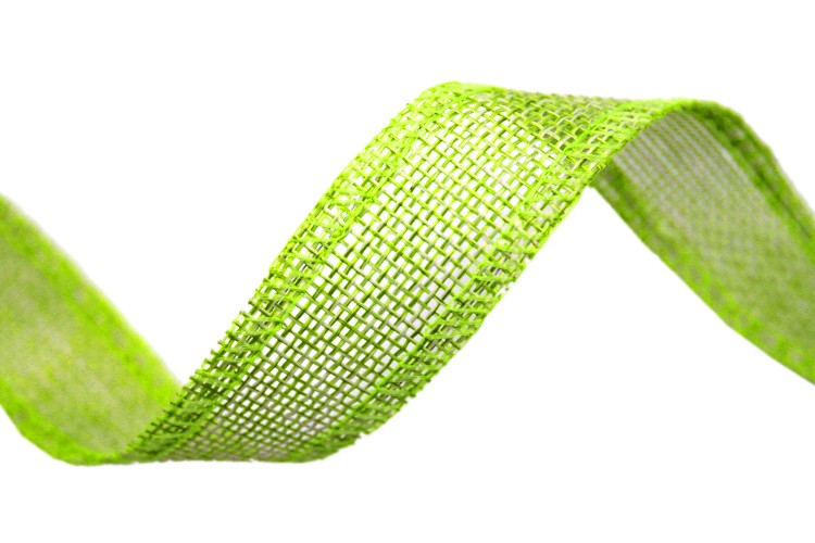 5511-25/6 Лента декоративная из искусственного льна с проволокой 2,5 см*25 ярд светло-зеленый 1/100 5511-25/6 Лента декоративная из искусственного льна с проволокой 2,5 см*25 ярд светло-зеленый 1/100