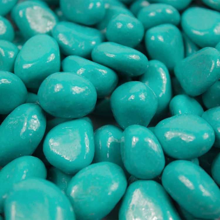 301789100902 Галька цветной крупная бирюза (фракция 10-15 мм) вес: 1000г, объем: 650мл