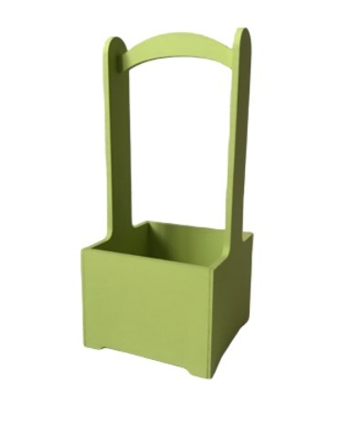 0010455 Ящик для декора 14*14*30 Фисташковый