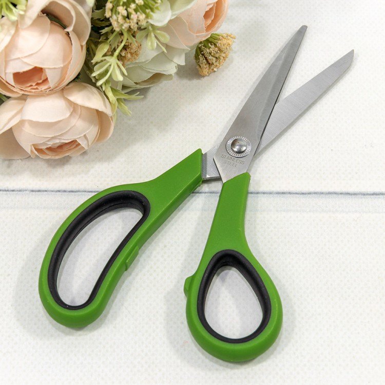 1035/6 Ножницы 19,5см Зелёный 1/10 1/240