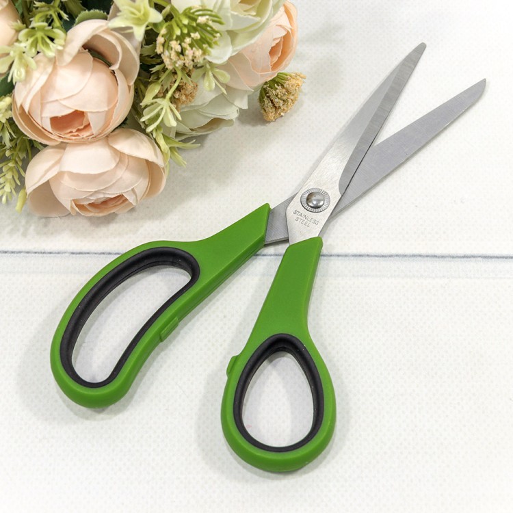 1035/8 Ножницы 21см Зелёный 1/10 1/240