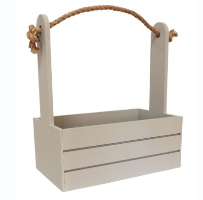 0011672 Ящик для декора 21*12*23 Серый пастель