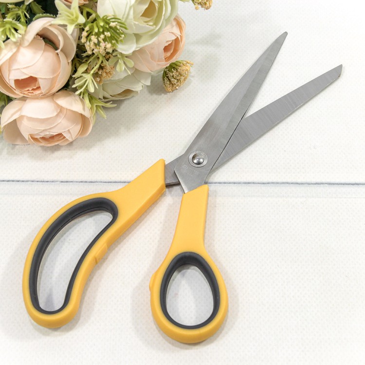 1035/9 Ножницы 24см Жёлтый  1/10 1/240