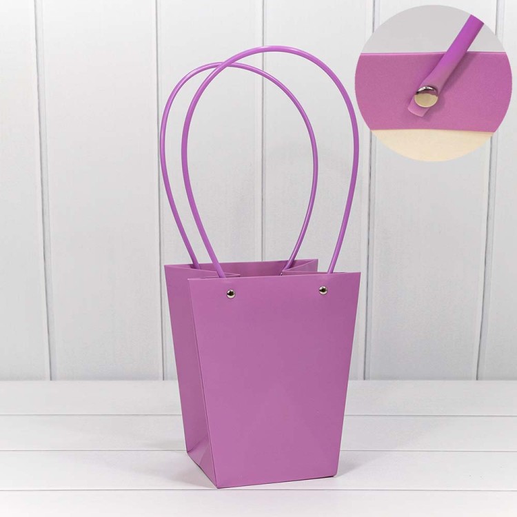 000171E/9 Пакет подарочный "Ваза для цветов" 20*17*12 Тёмно-сиреневый 1/10 1/120 000171E/9 Пакет подарочный "Ваза для цветов" 20*17*12 Тёмно-сиреневый 1/10 1/120