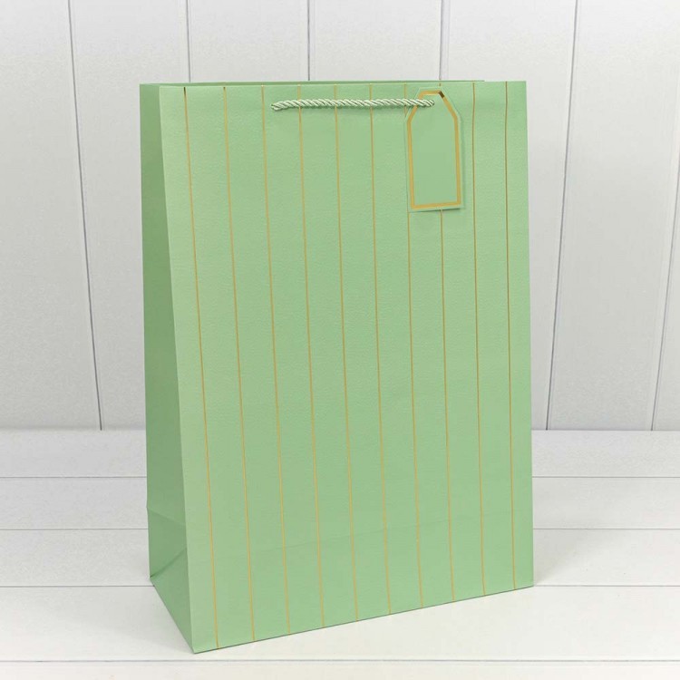 000490A  Пакет подарочный с тиснением "Полосы" (микс) 31*42*12 210г 1/20 1/80