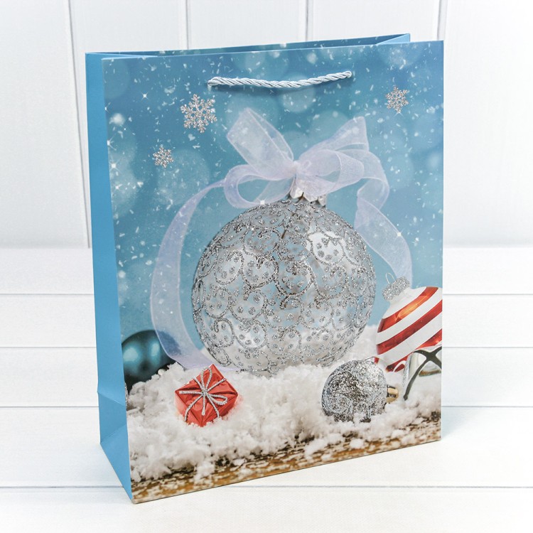 300465C	Пакет подарочный "Новый год" (микс 465) 26*32*10 210г 1/20 1/240