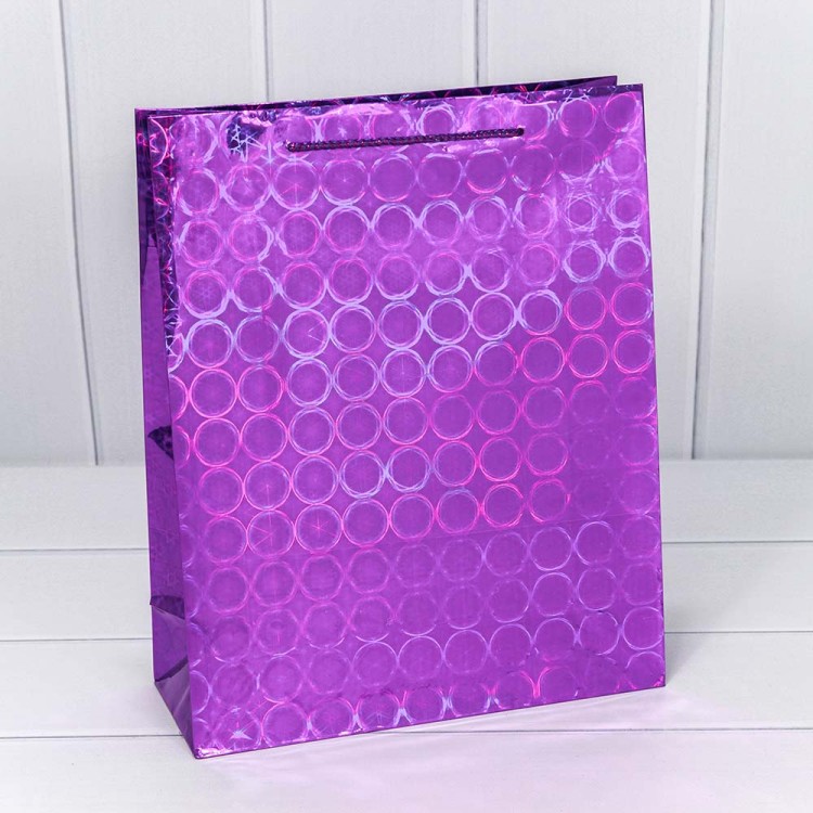 000LC Пакет подарочный голография (микс) 26*32*10 128г 1/20 1/360