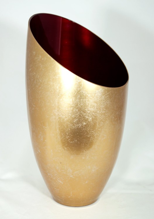 2712562952 ЗОЛОТО-2 МАЛАГА ваза со скошенным краем Н-245 1,5л