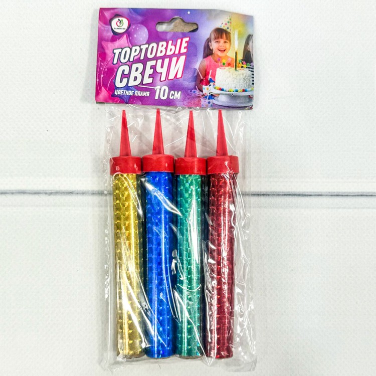 PTC-1030 Фонтан тортовый "Цветное Пламя" 10см 1/4 1/160													