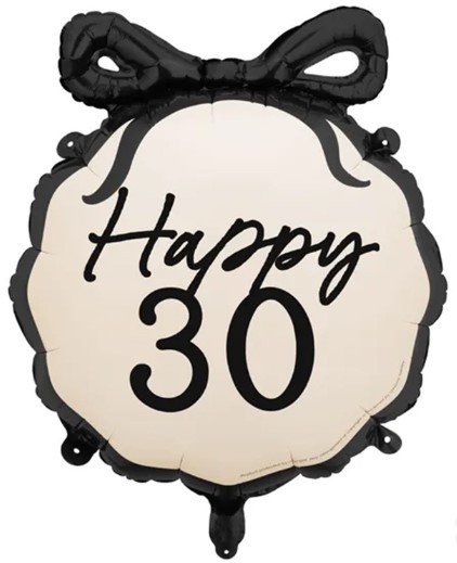 1202-4424 18" ШАР с бантом HAPPY 30 1202-4424 18" ШАР с бантом HAPPY 30
