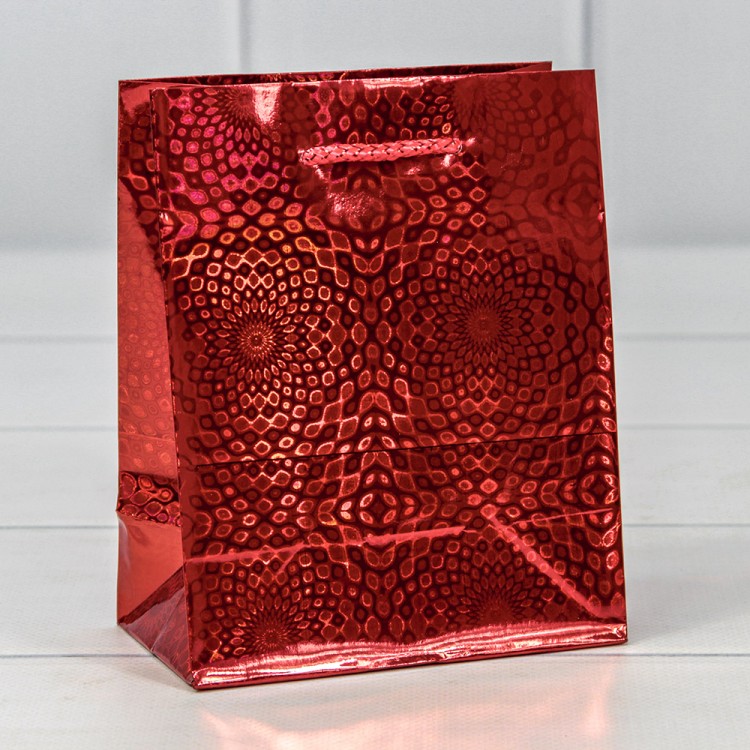 000LH Пакет подарочный голография (микс) 12*15*6 128г 1/20 1/600